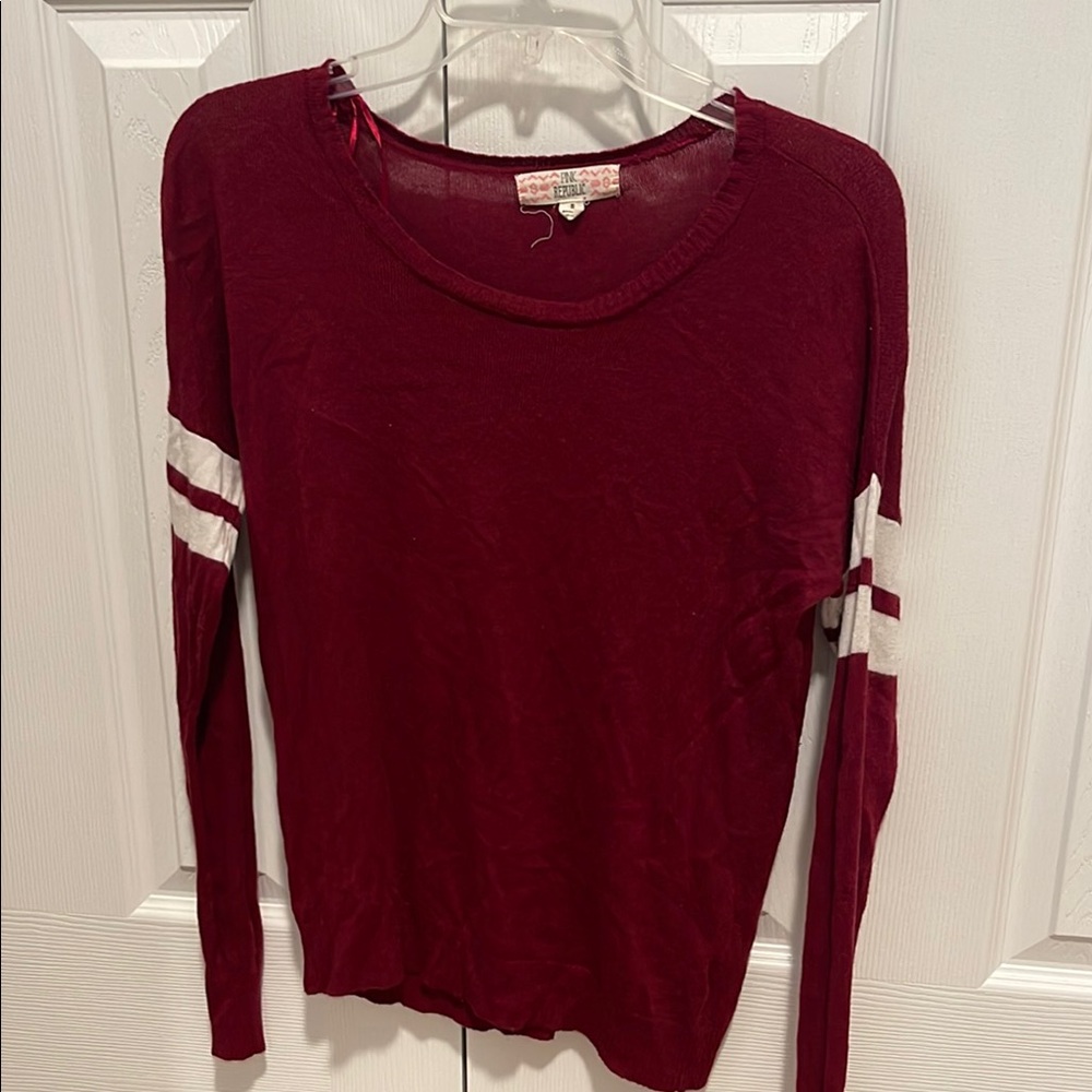 Burgundy Sweater